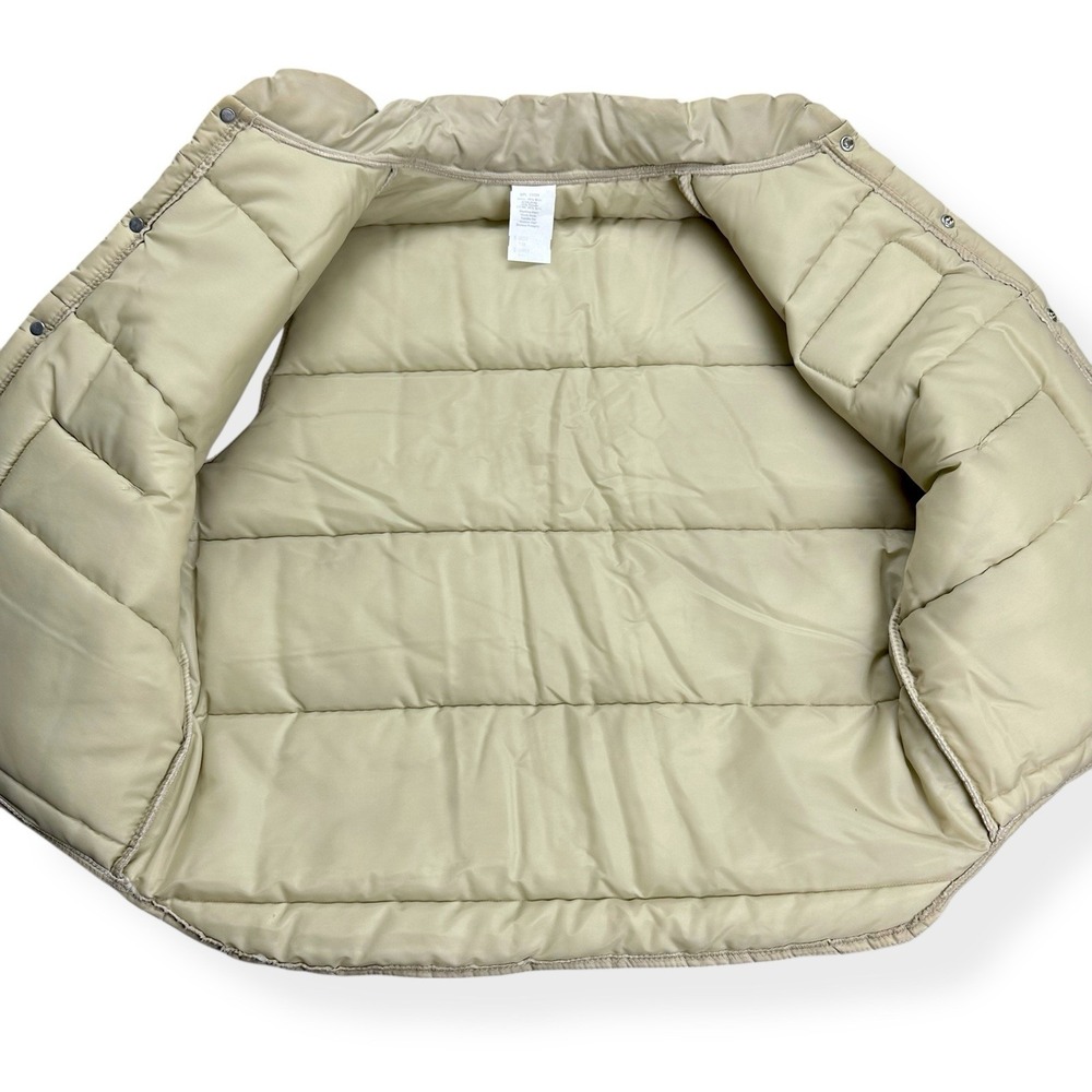 VTG 80s CO-OP Agri-Trac Radial Puffer Quilted Vest‎ Tan Men's Size Large Patch - Picture 13 of 13